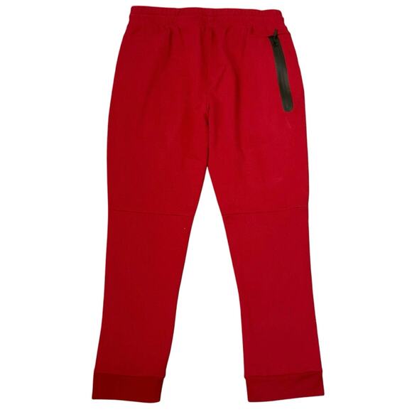 Nike Men’s Red Tech Fleece Jogger Sweatpants Size 2XL Athletic Fit Drawstring - Picture 2 of 8